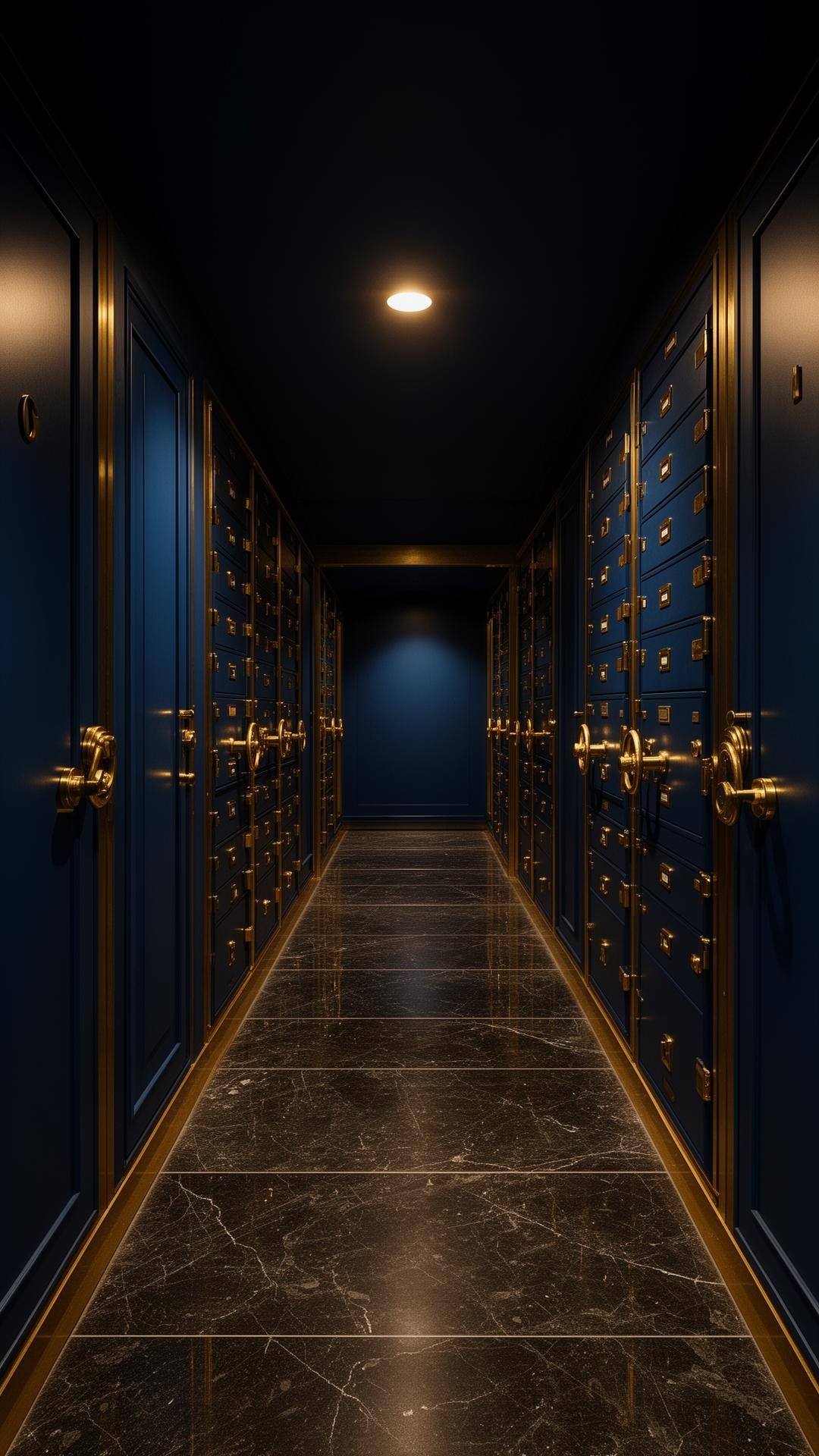 Private vault corridor